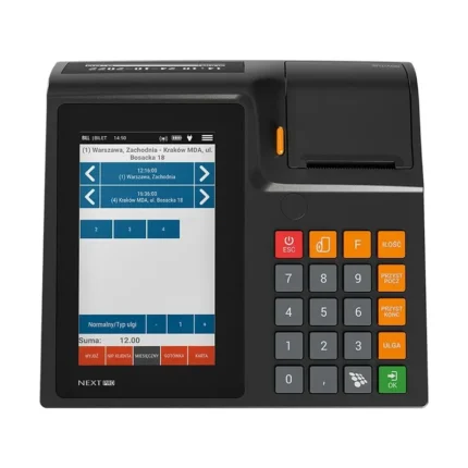 Kasa fiskalna NEXT PRO ONLINE BUS GSM24 – widok z góry