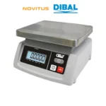 Waga kontrolna NOVITUS DIBAL PS-50 3/6 kg - widok z przodu pod kątem