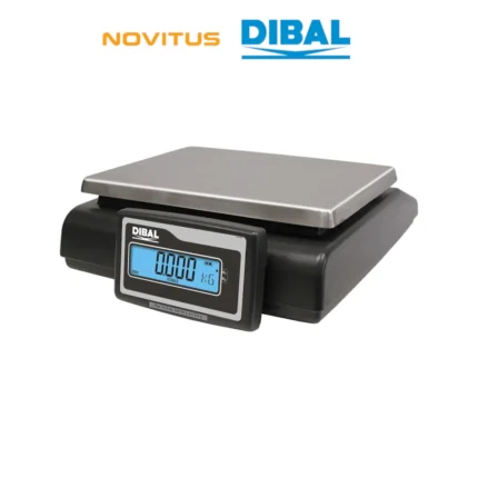 Waga kontrolna NOVITUS DIBAL G-305 - widok z tyłu pod kątem