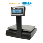 Waga kontrolna NOVITUS DIBAL G-305 - widok z tyłu pod kątem z zamontowanym wysięgnikiem