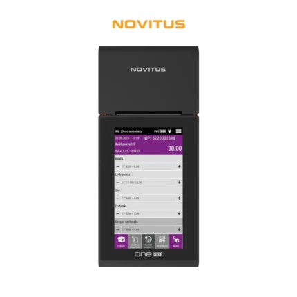 Kasa fiskalna NOVITUS ONE PRO - widok z góry