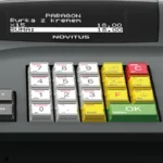 Kasa fiskalna NOVITUS SENTO ONLINE GSM – widok z przodu
