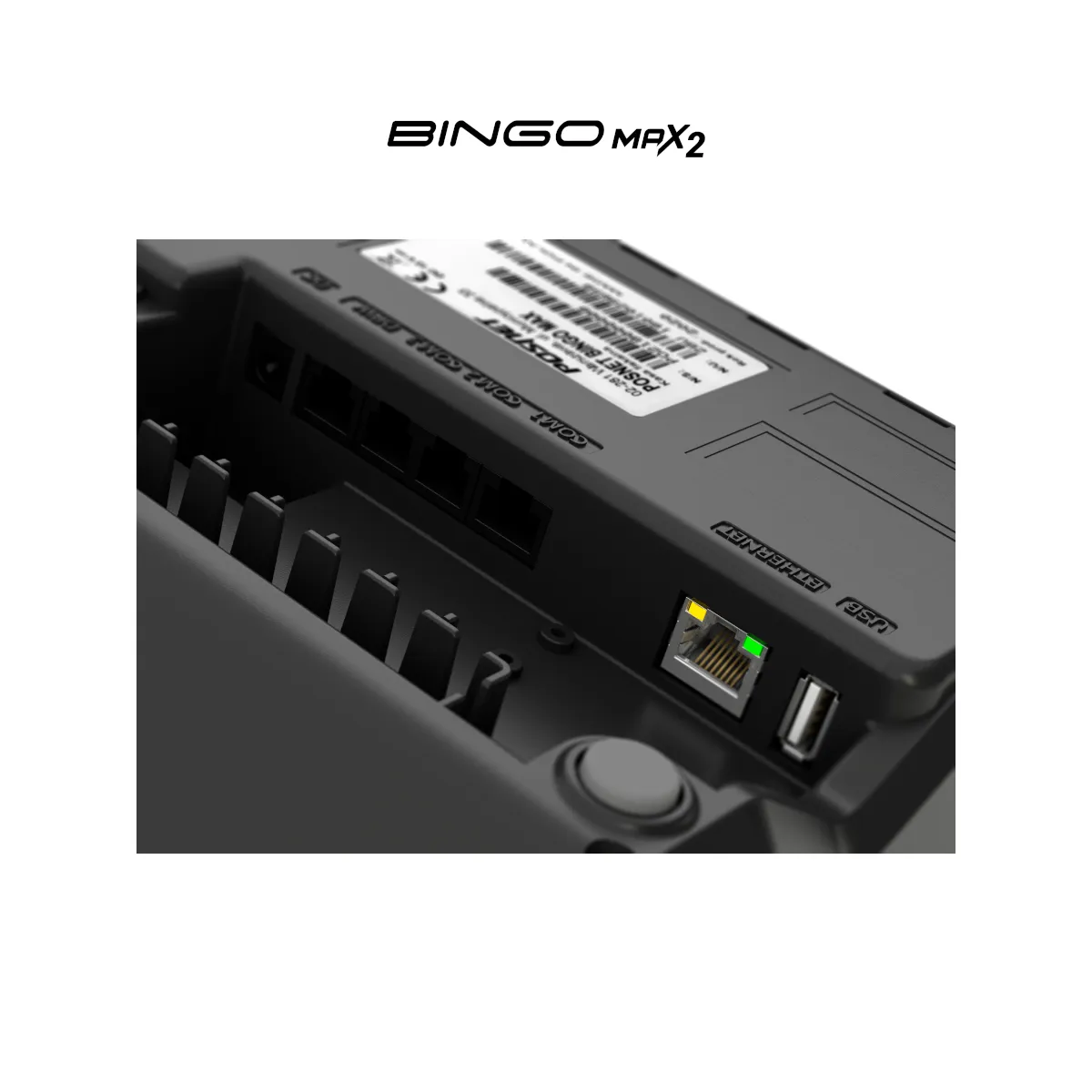 Kasa fiskalna POSNET BINGO MAX2 - widok spod spodu ze złączami