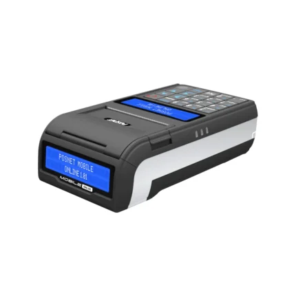 Kasa fiskalna POSNET MOBILE ONLINE - widok od frontu pod kątem