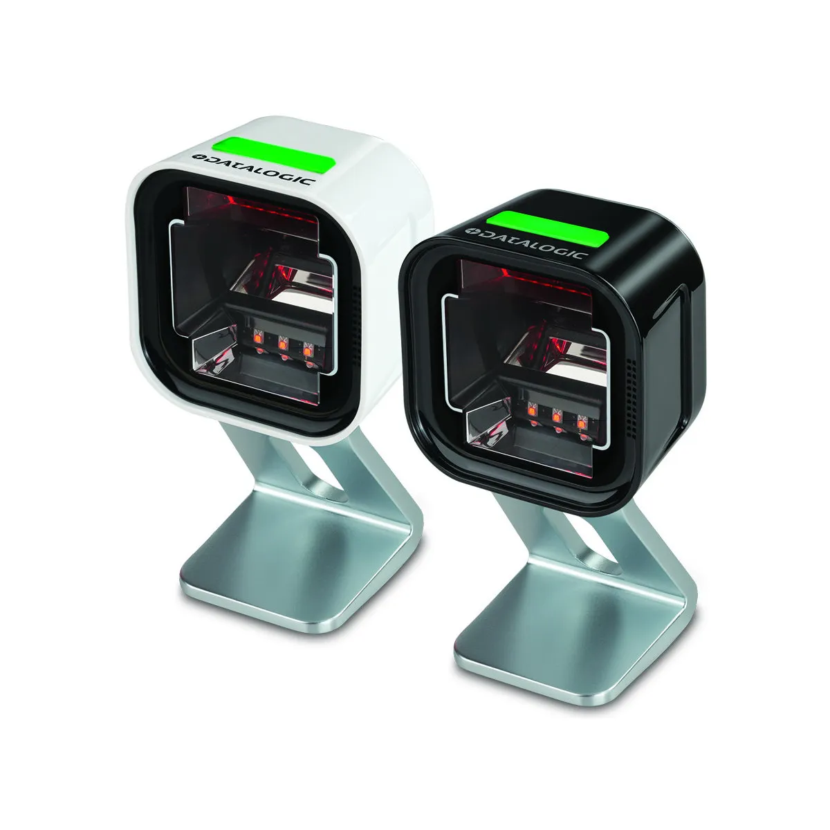 Czytnik kodów kreskowych DATALOGIC MAGELLAN 1500i - widok dwóch sztuk z boku pod kątem