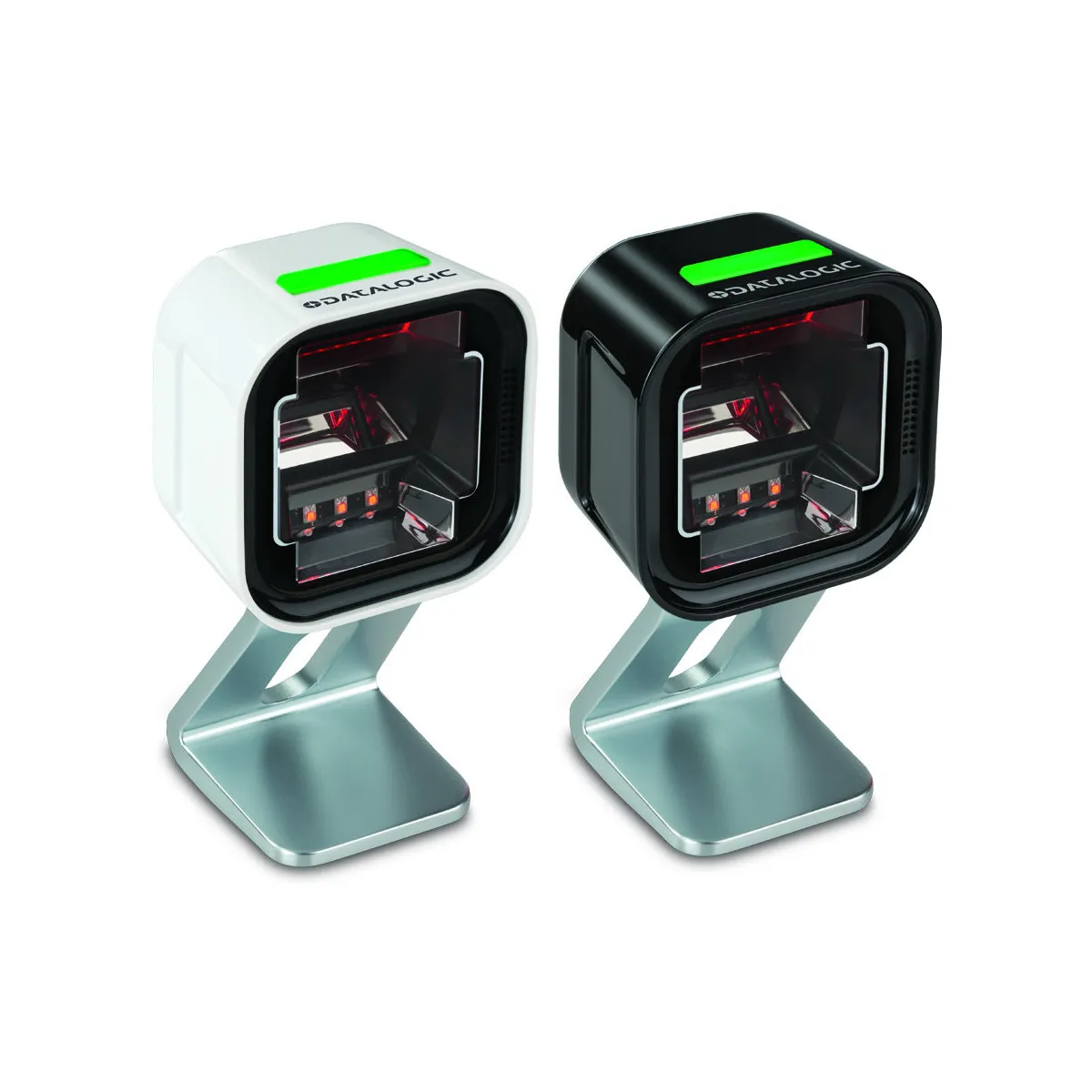 Czytnik kodów kreskowych DATALOGIC MAGELLAN 1500i - widok dwóch sztuk z boku pod kątem