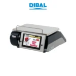 Waga etykietująca DIBAL D-955S - widok z tyłu pod kątem