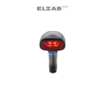 Czytnik kodów kreskowych ELZAB QUICKSCAN QD2590 - widok z frontu z włączonym czytnikiem