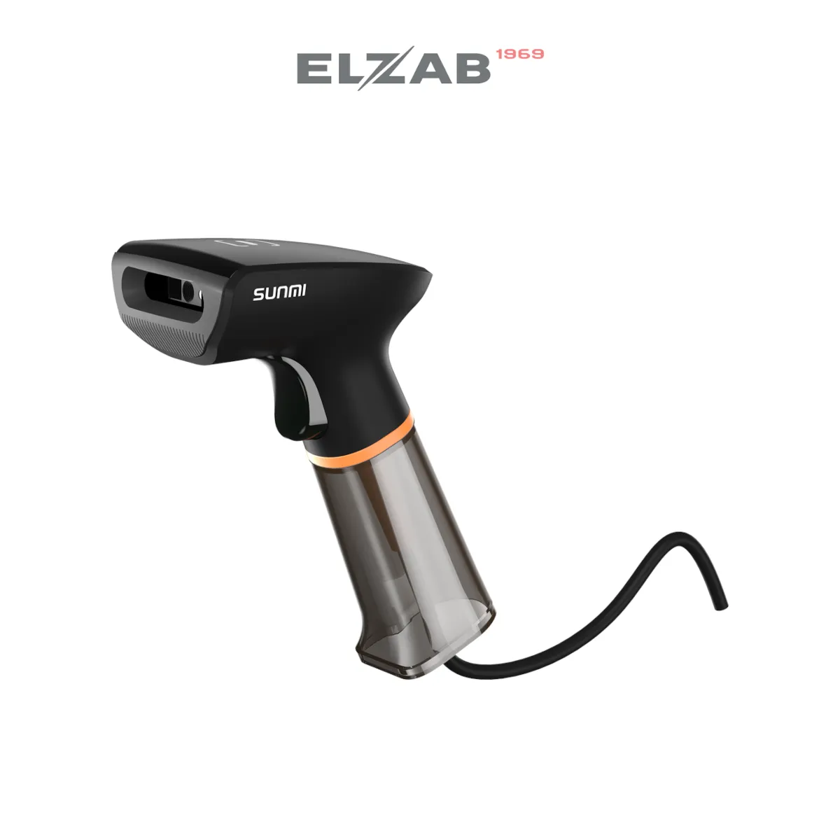 Czytnik kodów kreskowych ELZAB SUNMI 2D - widok z boku pod kątem
