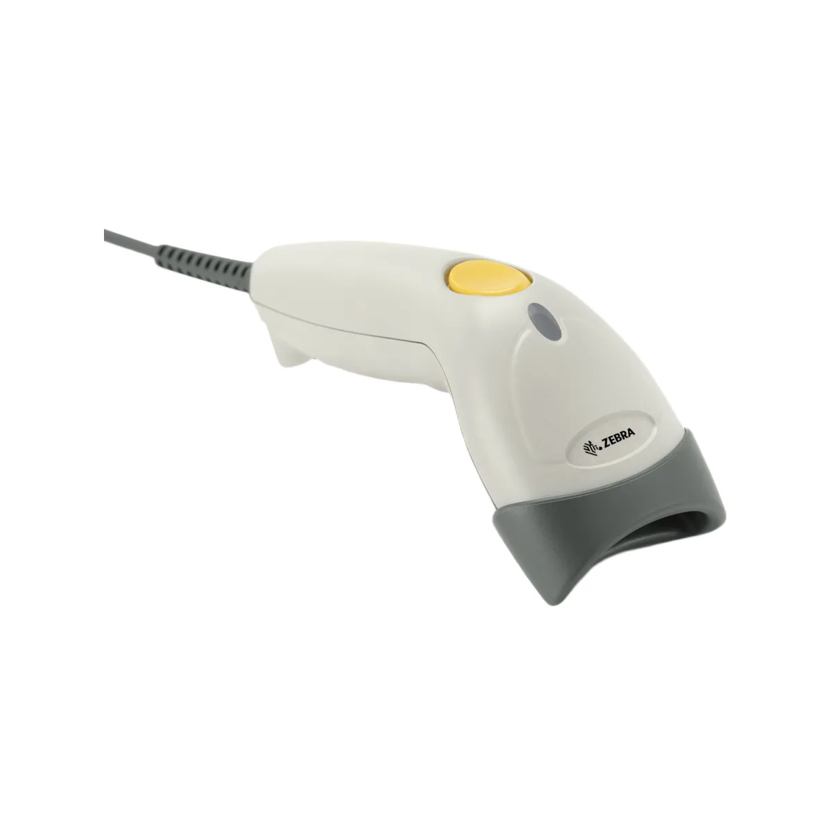 Czytnik kodów kreskowych ZEBRA LS1203 PRZEWODOWY - widok z boku pod kątem