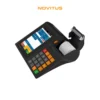 NOVITUS NEXT PRO ONLINE wersja BUS GSM24 Kasa fiskalna NOVITUS NEXT PRO ONLINE wersja BUS GSM24 - widok z góry pod kątem z otwartą pokrywą na papier termiczny
