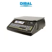 Waga etykietująca DIBAL W-025S - widok z przodu pod kątem