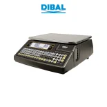 Waga etykietująca DIBAL W-025S - widok z przodu pod kątem