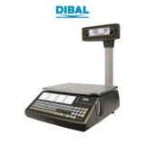 Waga etykietująca DIBAL W-025T - widok z przodu pod kątem