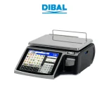 Waga etykietująca DIBAL D-955S - widok z przodu pod kątem