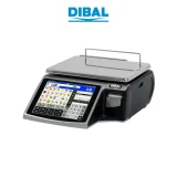 Waga etykietująca DIBAL D-955S - widok z przodu pod kątem
