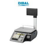 Waga etykietująca DIBAL D-955T - widok z przodu pod kątem