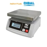 Waga kontrolna NOVITUS DIBAL PS-50 3/6 kg - widok z przodu pod kątem