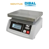 Waga kontrolna NOVITUS DIBAL PS-50 3/6 kg - widok z przodu pod kątem