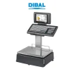 Waga etykietująca DIBAL S-545DB - widok z przodu pod kątem