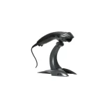 Czytnik kodów kreskowych HONEYWELL VOYAGER 1200G - widok z boku z podstawką